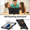 thumbnail image 6 of For Samsung Galaxy Tab A8 10.5-inch X200 X205 X207 Tablet Case,Hybrid Shockproof Drop Proof Protection Kids Tablet Cover with Kickstand For Samsung Galaxy Tab A8 10.5-inch 2022,Black, 6 of 7
