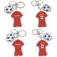 thumbnail image 1 of Yanonmyfd 2026 World Cup Soccer Keychain Mini Backpack keychain Mini Soccer Party FavorsFootball Fan Gift & Souvenir (4PCS), 1 of 18