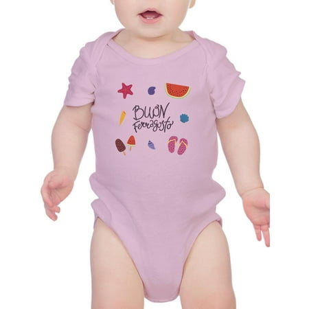 

Buon Ferragosto Beach Fun Bodysuit Infant -Image by Shutterstock 12 Months