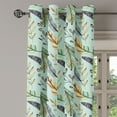 thumbnail image 3 of Ambesonne Grommet Curtain, , 50"x63", Pastel Green Blue and Peach, 3 of 5