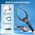 thumbnail image 4 of Reacher Grabber - Foldable Gripper and Reaching Tool - 32”Extra Long Handy Trash Claw Grabber, Mobility Aid Reaching Assist Tool for Trash Pick Up, Litter Picker, Arm Extension (blue), 4 of 6