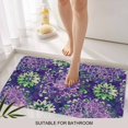 thumbnail image 3 of Purple Green Flowers Door Mat&nbsp;Indoor Outdoor Entrance, Non Slip Rug for Kitchen Bathroom Entryway Rug, Watercolor Vintage Botanical Washable Doormat Floor Mat for Office Home Decor 24x36 Inch, 3 of 8