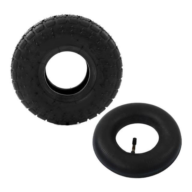 Mowers Tire,4.10/3.50‑4in Tire Inner Tube Tire Inner Tube Combo Snow Blower Tire Class Leading Features