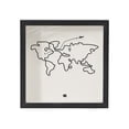thumbnail image 6 of Adventure Travel Shadow Box, 11.4in Adventure Archive Box with Slot, Large Shadow Boxes Display Cases for Memories, Shadowbox Picture Frame for Tickets, Black 11.4inch, 6 of 6