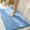 Light Blue, variant on Fmbmuo Bathroom Rugs Minimalist Rectangle Waterproof Low Pile Bath Mat 17.71x25.6in 100%Polyester Gray
