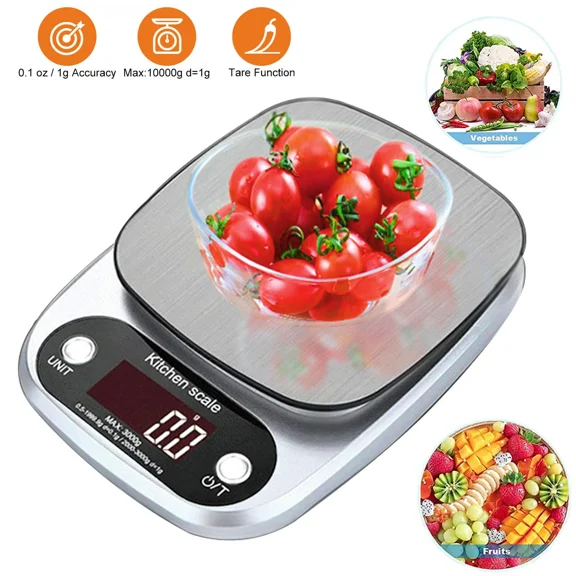 Digital Kitchen Food Diet Scale Multifunction Weight Balance 22Lbs/1G 0.04Oz-