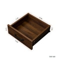 thumbnail image 6 of Xukmct 3 Doors Buffet Sideboard with and 2 Drawers, Wood Serving Storage Cabinet for Dining Room, Entryway, Brown, 6 of 11