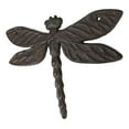 thumbnail image 4 of Pack Of 2 Rustic Forged Cast Iron Whimsical Auspicious Dragonfly Wall Decors, 4 of 10