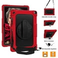 thumbnail image 2 of FIEWESEY Case for Walmart Onn 10.1 Inch Gen 3 2022 Tablet(Model:100071485),Shoulder&Hand Strap 360 Rotatable Stand Kids Friendly Shockproof Case for Walmart Onn 10.1 Inch 3nd Gen Tablet(Red/Black), 2 of 6