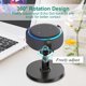 thumbnail image 3 of Soporte de punto Echo ajustable de 360 grados, soporte de mesa con Base antideslizante para Echo Dot de 3. ª generación, negro, 1 ud., 3 of 3