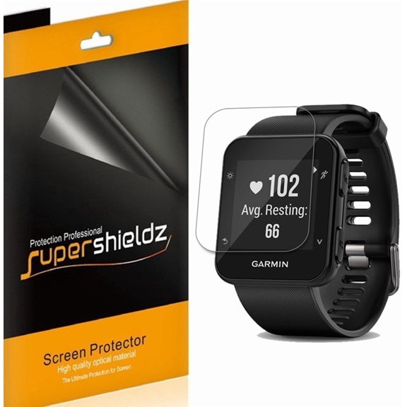 [6-Pack] Supershieldz for Garmin Forerunner 35 Screen Protector, Anti-Glare & Anti-Fingerprint (Matte) Shield