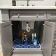 thumbnail image 2 of Sussexhome Under Sink Mat - Ultra-Absorbent Cotton Shelf Liners For Kitchen Cabinets - Non-Slip, Waterproof Backing - Machine Washable Surface Protector - Durable Cover, Customizable, Easy To Cut, 2 of 9