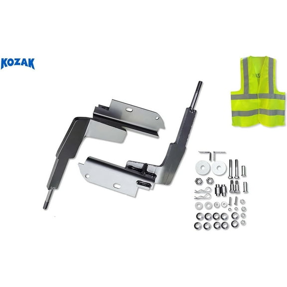 KOZAK Compatible with Freightliner Cascadia 2018  Bumper Deer Moose Brush Guard Brackets Mounting Hardware Set