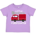 thumbnail image 3 of Inktastic Red Fire Little Firefighter White Text Boys or Girls Toddler T-Shirt, 3 of 5