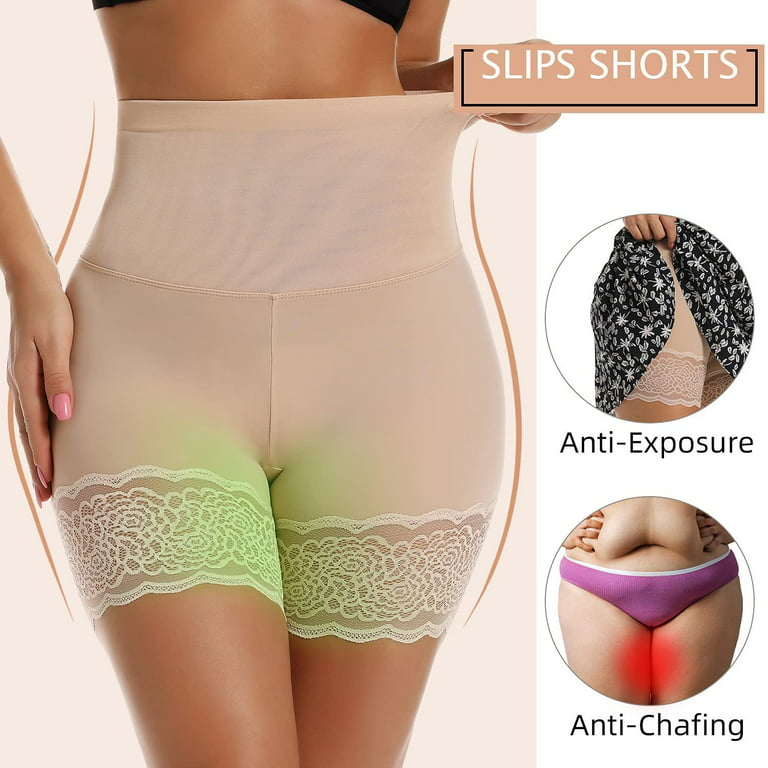 SHAPEVIVA Seamless Shaping Boyshorts Panties for Women Tummy