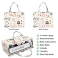 thumbnail image 2 of Large Capacity Tote Bag,White Boho Bohemia Rainbow Autumn Leaves Trees Pattern Handbag Fashion Luxury Tote Bag,15.7"x13"x 5.1" Inches,Laptop Compatible, 2 of 6