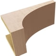 thumbnail image 6 of 7"W x 14"D x 7"H Wide Stockport Rough Cedar Woodgrain TimberThane Corbel, Primed Tan, 6 of 6
