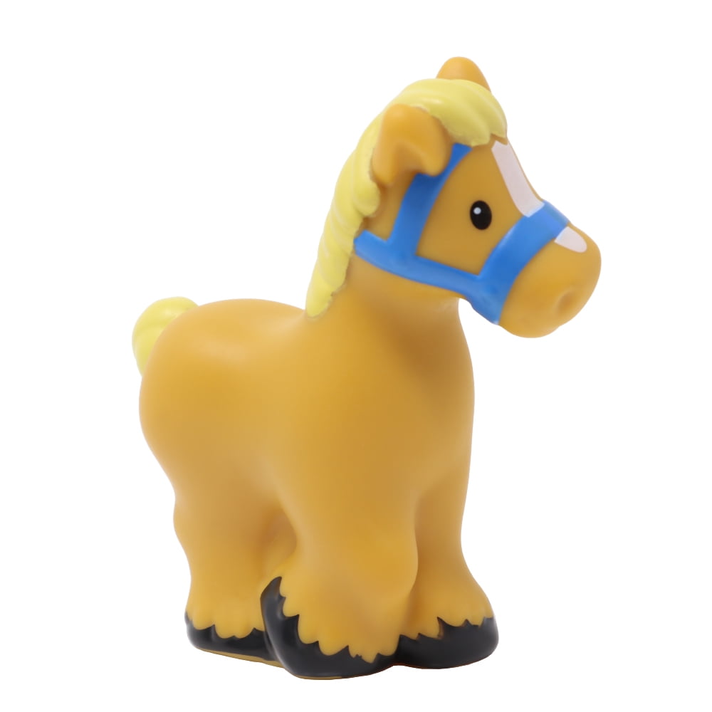 Little People Animal Friends Caring for Animals Farm #DWC31 & #CHJ51 - Replacement Brown / Tan Horse Figure