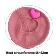 thumbnail image 2 of Gorro de boina, gorro cálido de moda para niñas, 2 of 5