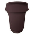 thumbnail image 6 of LA Linen Spandex Cover fitted for 55 Gallon Trash can on wheels, Blue Light, 6 of 7