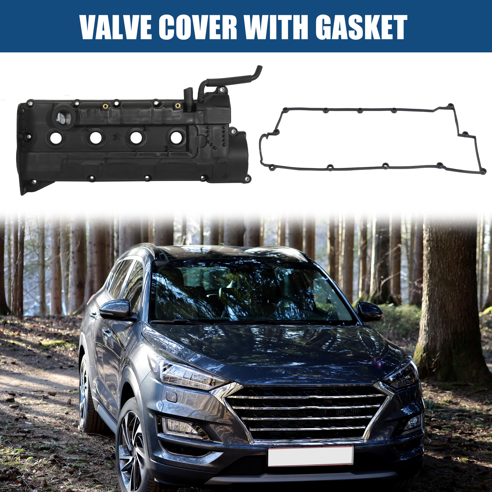 Engine Valve Cover Camshaft Valve Rocker Cover 22410-23762 22410-23100 for Hyundai  Tiburon 03-04 Elantra 02-04 2.0L