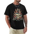 thumbnail image 1 of OUSIMEN T-Shirts Graphiques Skull pour Hommes et Femmes - 6TG, 1 of 4