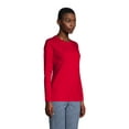 thumbnail image 3 of Lands' End Women's Relaxed Supima Cotton Long Sleeve Crewneck T-Shirt, 3 of 3