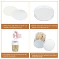 thumbnail image 4 of Uxcell 37mm Resistant Tamper Aluminum Foil Cap Liner Induction Heat Sealing for PET Bottle 75 Pack, 4 of 5