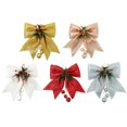 thumbnail image 2 of Arcos navideños con piñas para corona Guirnalda Decoración Árbol de Navidad Topper, 2 of 4