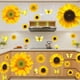 thumbnail image 3 of Pegatinas de pared de girasoles - Calcomanías de pared de girasoles grandes Flores amarillas extraíbles para calcomanías de automóviles Niños Bebé Baño Sala de estar, 3 of 5