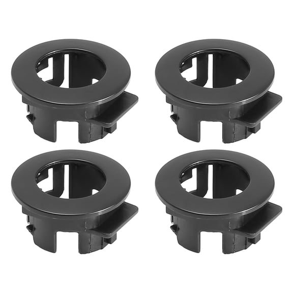 Unique Bargains 4pcs 89348-28100-C0 Black Auto Parking Sensor Retainer Replacement Metal Plastic for Toyota