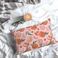 thumbnail image 5 of Yiaed Painting Peach Print Brushed Microfiber Envelope Pillowcases, Standard,Envelope Closure Pillow Cases(No pillow core)-16"x24", 5 of 6