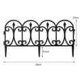 thumbnail image 4 of Maytalsory 5pieces Lawn In Style Lawn Edging Decorative Fence For Beautiful Landscape, 4 of 6