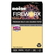 Boise Cascade Paper MP2207BF 11 x 17 in. FIREWORX Colored Paper, Boomin Buff, 20 lb - 500 Sheets per Ream