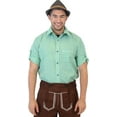 thumbnail image 2 of Oktoberfest German Bavarian Trachten Costume Plaid Shirt, 2 of 4