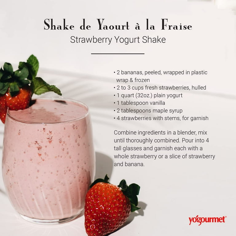 Yogourmet Mild Yogurt Starter - 12 Pack (Makes 12 Quarts), All Natural, Probiotic
