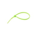 thumbnail image 4 of 150mm x 2.5mm Fluorescent Green Cable Zip Ties Self-Locking Nylon Tie Wraps 100 Pack, 4 of 5