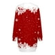 thumbnail image 3 of Vestidos Elegantes Para Mujer Vestido Cómodo Con Estampado de Feliz Navidad Para Mujer Sudadera Con Capucha de Manga Larga Vestidos Midi de Manga Larga Con Bolsillos, 3 of 3