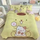thumbnail image 2 of Nuevo y creativo juego de colcha de sábanas para dormitorio de niña con estampado Digital de pompón Purin de dibujos animados de tres piezas que no se decolora, 2 of 5
