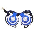 thumbnail image 1 of 3.5mm Wired Ear Hook Headphones Stereo Earphones for MP3 Player Computer 2pcs (Blue), 1 of 8