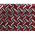 thumbnail image 4 of oneOone Georgette Viscose Fabric Line|Diamond & Triangle Geometric Print Fabric By Yard 42 Inches Wide, 4 of 4