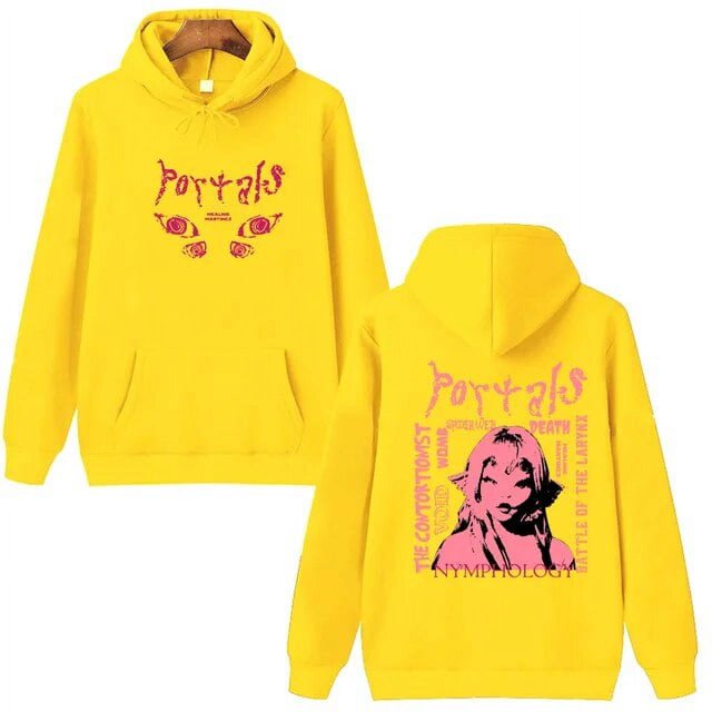 Portals Chandail à Capuchon Melanie Martinez Hoodie Style Décontracté Haut Style Imprimé Printemps et Automnehoodie HOEMLIN