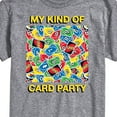 thumbnail image 3 of UNO - My Kind Of Card Party - Men's Short Sleeve Graphic T-Shirt, 3 of 5