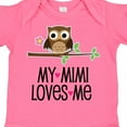 thumbnail image 4 of Inktastic My Mimi Loves Me Girls Owl Girls Baby Bodysuit, 4 of 5