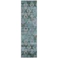 thumbnail image 2 of Addison Rugs Chantille Indoor/Outdoor Transitional Diamonds Emerald Washable Runner Rug, 2'3" x 7'6", 2 of 6