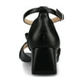 thumbnail image 3 of Journee Womens Zevi Linen Block Heel Dress Sandals, Widths Available, 3 of 9