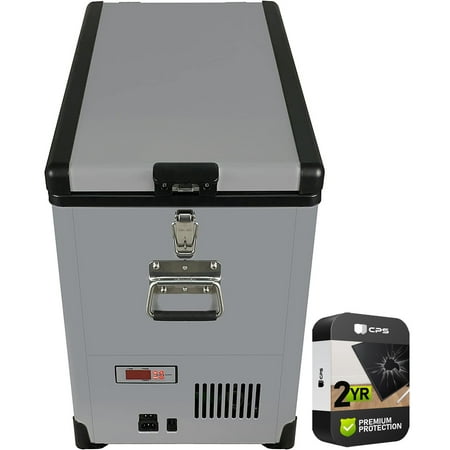 Whynter FM-452SG Elite 45 Quart SlimFit Portable Freezer/Refrigerator with 12v Option Bundle with 2 YR CPS Enhanced Protection Pack