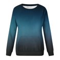 thumbnail image 5 of Admvng Sweatshirt for Women Fashion Loose Round-Neck Long Sleeve Pocket Blouse Tops，Size S-2XL, 5 of 6