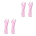 thumbnail image 2 of Injueey 2 uds guantes de limpieza antideslizantes mitones universales accesorio de para el hogar al aire libre Unisex ligero cocina rosa Rosa 2piezas, 2 of 6