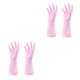 thumbnail image 1 of Wosthever 2 uds guantes impermeables mitones universales Cool Fit accesorio de limpieza para el hogar hombres mujeres ropa del hogar aparatos Rosa 2piezas, 1 of 6